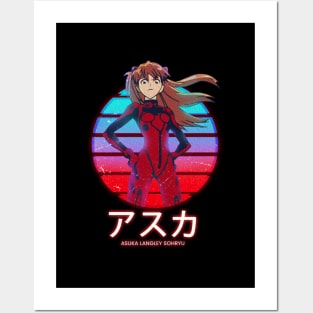 Evangaleion - Asuka Langley Posters and Art